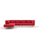 divano modulare / d'angolo / letto / contemporaneo