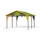 gazebo in polietilene ad alta densità HDPE / in polietilene ad alta densità HDPE / con struttura in metallo / per parco giochi