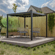 pergola autoportante / addossata / in alluminio estruso / a lamelle orientabili