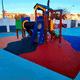 pavimento a quadrotte / in elastomero / da interno / per esterni