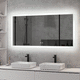 specchio da bagno a muro / contract / contemporaneo / rettangolare