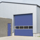 porta industriale sezionale / in metallo / di sicurezza / automatica