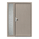 porta d'ingresso / in legno / battente / contemporanea