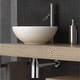 sifone per lavabo in ottone / nero
