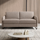 divano letto / contemporaneo / in tessuto / in pelle