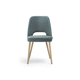 sedia contemporanea / da interno / in acciaio / in legno