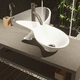 lavabo da appoggio / in Solid Surface / di lusso / artigianale