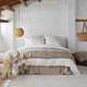 coordinato letto in lino