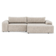 divano d'angolo / letto / contemporaneo / in velluto