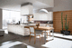 cucina contemporanea / in legno / con impugnature / laccata