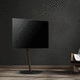 supporto per TV da terra contemporaneo / in Steelflex® / per uso residenziale / 600 x 100