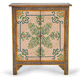 cassettone etnico / in legno massiccio / multicolore
