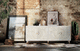 credenza contemporanea / in legno / in legno intagliato / con cassetti