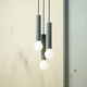 lampada sospesa / in calcestruzzo / contemporanea / con cavo