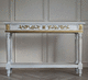 consolle in stile / in rovere / con supporto in faggio / rettangolare