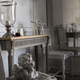 consolle in stile rustico / in legno massiccio / in rovere / con supporto in legno