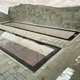 fondo piscina in vetro acrilico / trasparente / della durata