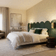 testiera per letto matrimoniale / per letto singolo / contemporanea / in rovere