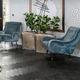 parquet massello / in legno / a spina di pesce / laccato