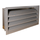 griglia di ventilazione in alluminio / in alluminio anodizzato / in alluminio estruso / rettangolare