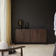 credenza moderna / in legno massiccio / in legno con vernice di protezione / con ante battenti