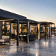 pergola addossata / autoportante / in alluminio / in acciaio