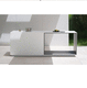 cucina da esterno / contemporanea / in alluminio / in porcellana