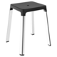 sgabello da doccia contemporaneo / in plastica / con supporto in metallo / con 4 gambe