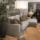 lampada da terra / in ottone / contemporanea / con cavo