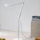 lampada da terra / in alluminio / contemporanea / con cavo
