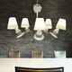 lampadario design originale / in acciaio / in PC / LED