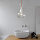 lampada a sospensione / in vetro / contemporanea / con cavo