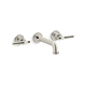 miscelatore da parete / in acciaio inox / da bagno / 1 foro