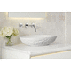 lavabo da appoggio / in ceramica / finitura opaca / ovale
