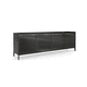 credenza contemporanea / in alluminio / in metallo laccato / in legno