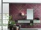 applique moderna / in metallo / lineare / per stanza da bagno