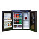 minibar vetrato / a 2 porte / con sportello battente / per hotel