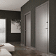 porta di sicurezza / da interno / in legno / battente