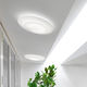 plafoniera contemporanea / rotonda / in tessuto / LED