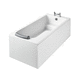 vasca da bagno in composito / bianca