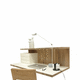 scrivania da parete / contemporanea / in legno / in MDF