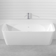 vasca da bagno da appoggio / per ambiente abitativo / in Pietraluce® / contemporanea