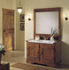 mobile lavabo in legno / in stile / con specchio