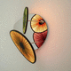 applique design originale / da interno / in acciaio inossidabile / in metallo lucido