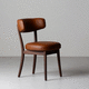 sedia da ristorante design scandinavo / da interno / in pelle / in tessuto