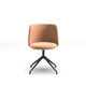 sedia visitatore contemporanea / da interno / in pelle / in tessuto