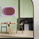 sedia contemporanea / da interno / in noce / in frassino