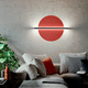 applique contemporanea / da interno / in vetro / tonda