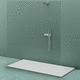 piatto doccia rettangolare / da appoggio / rasoterra / in Corian®