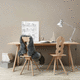 sedia da pranzo contemporanea / da interno / in legno / con supporto in legno